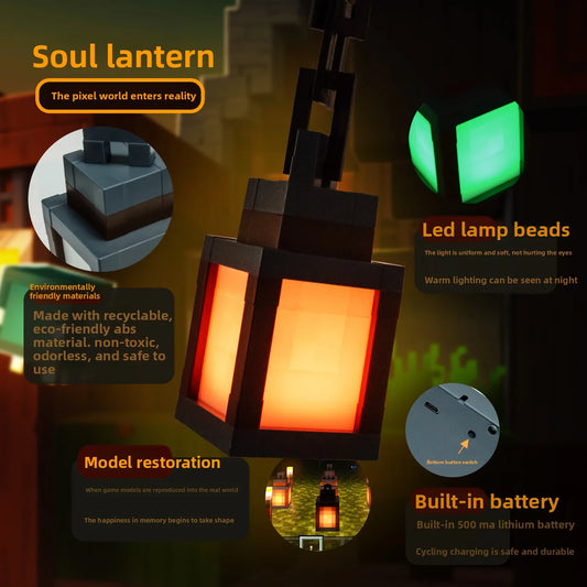 A lamp, only for true Minecraft fans!
Minecraft Wall Torch LED Night Light