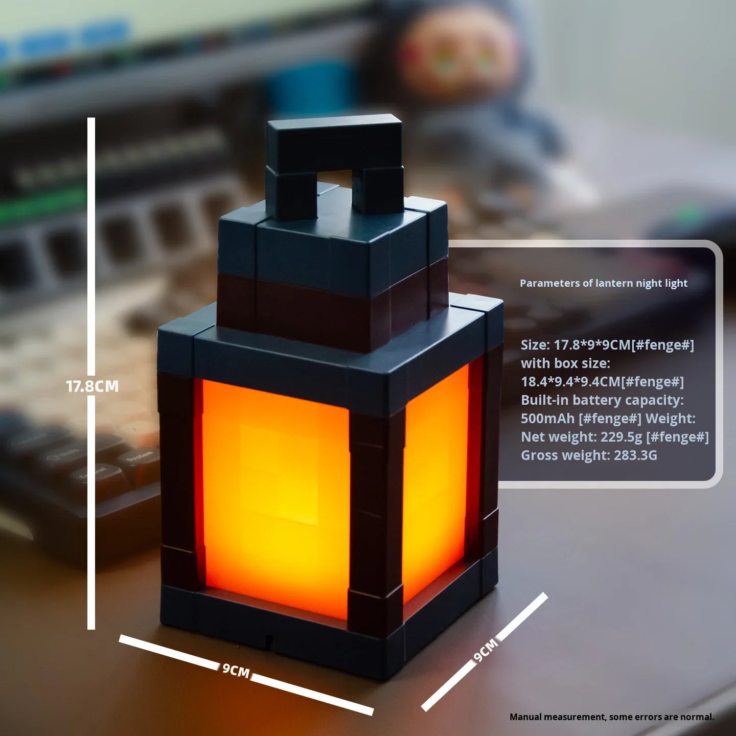 Minecraft Wall Torch LED Night Light
